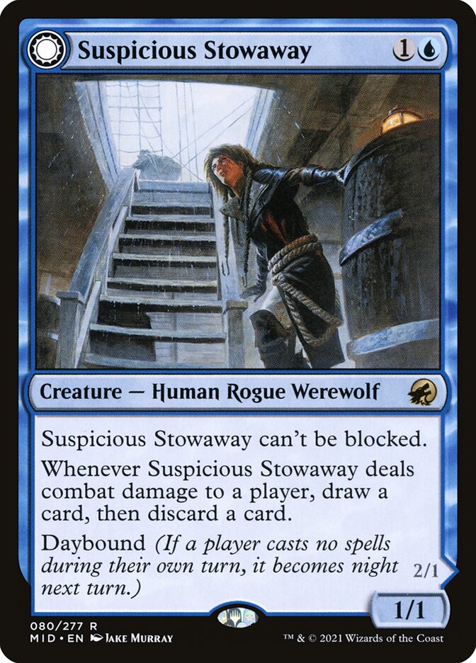 Clandestina Suspeita / Suspicious Stowaway - Magic: The Gathering - MoxLand