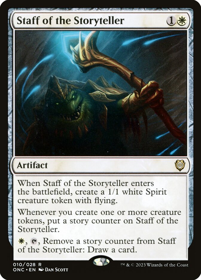 Cajado do Contador de Histórias / Staff of the Storyteller - Magic: The Gathering - MoxLand