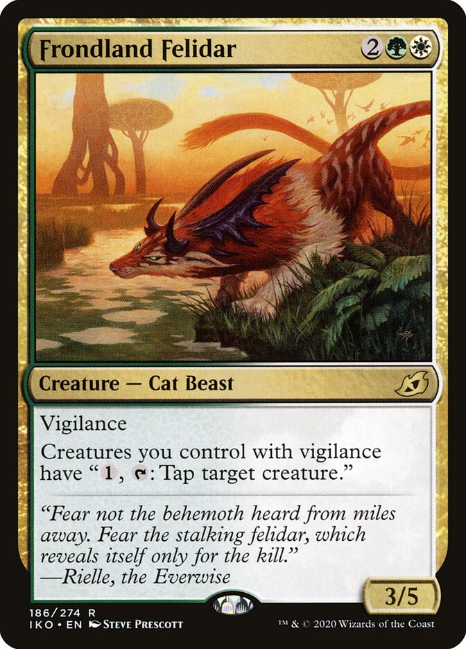 Felidar de Frondelândia / Frondland Felidar - Magic: The Gathering - MoxLand