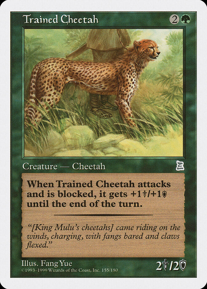 Trained Cheetah - Magic: The Gathering - MoxLand