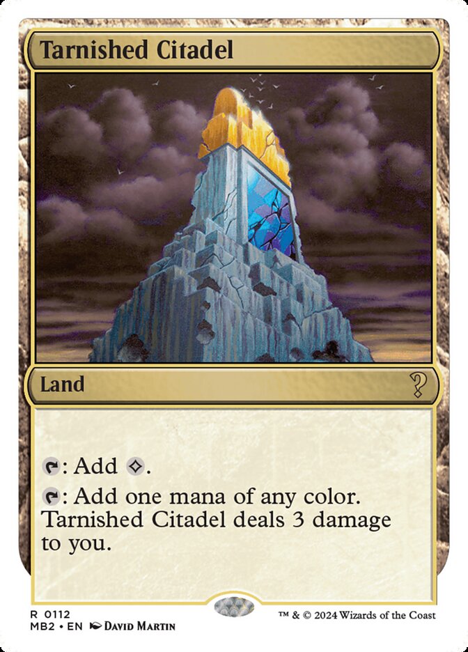 Cidadela Opaca / Tarnished Citadel - Magic: The Gathering - MoxLand