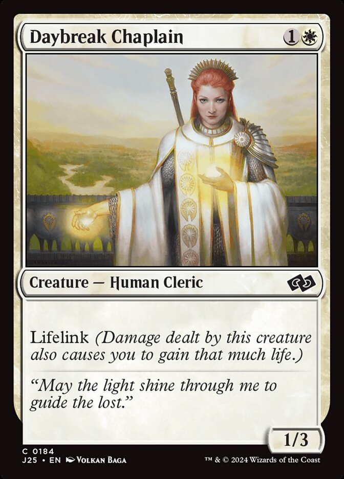 Capelã do Raiar do Dia / Daybreak Chaplain - Magic: The Gathering - MoxLand