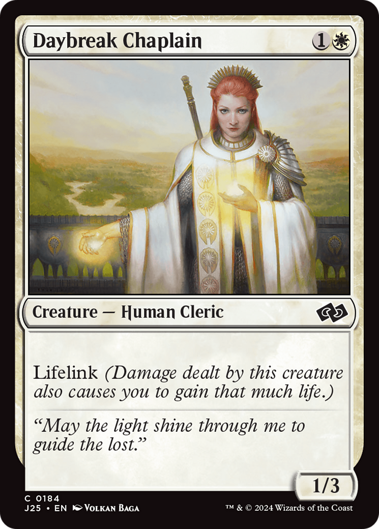 Capelã do Raiar do Dia / Daybreak Chaplain - Magic: The Gathering - MoxLand
