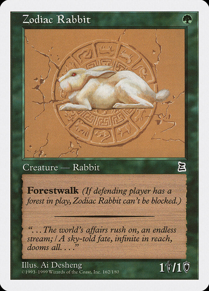 Zodiac Rabbit - Magic: The Gathering - MoxLand