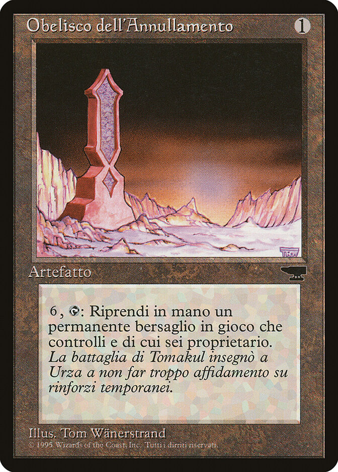 Obelisco do Desfazer / Obelisk of Undoing - Magic: The Gathering - MoxLand