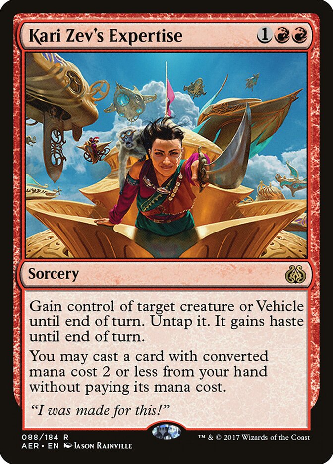 Especialidade de Kari Zev / Kari Zev's Expertise - Magic: The Gathering - MoxLand