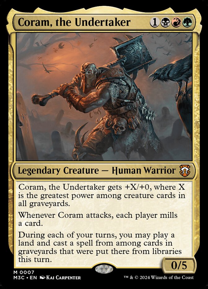Coram, o Cangalheiro / Coram, the Undertaker - Magic: The Gathering - MoxLand