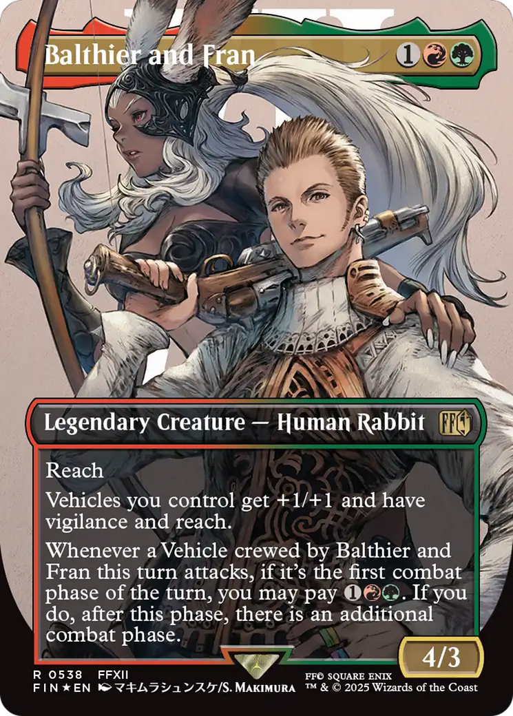 Balthier e Fran / Balthier and Fran - Magic: The Gathering - MoxLand