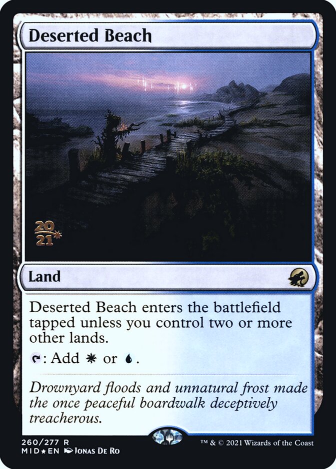 Praia Deserta / Deserted Beach - Magic: The Gathering - MoxLand