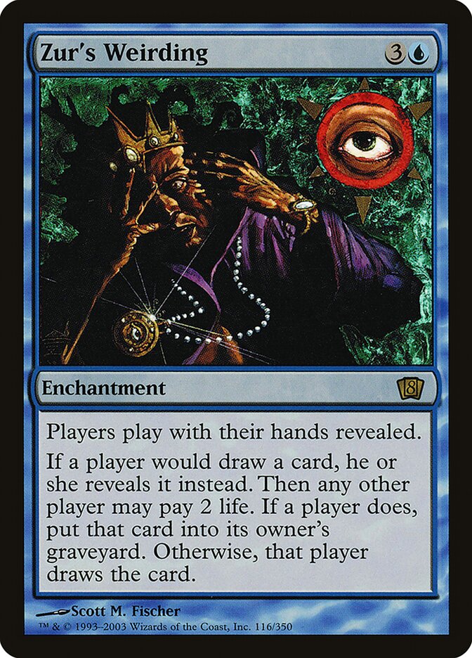 Fatalidade de Zur / Zur's Weirding - Magic: The Gathering - MoxLand
