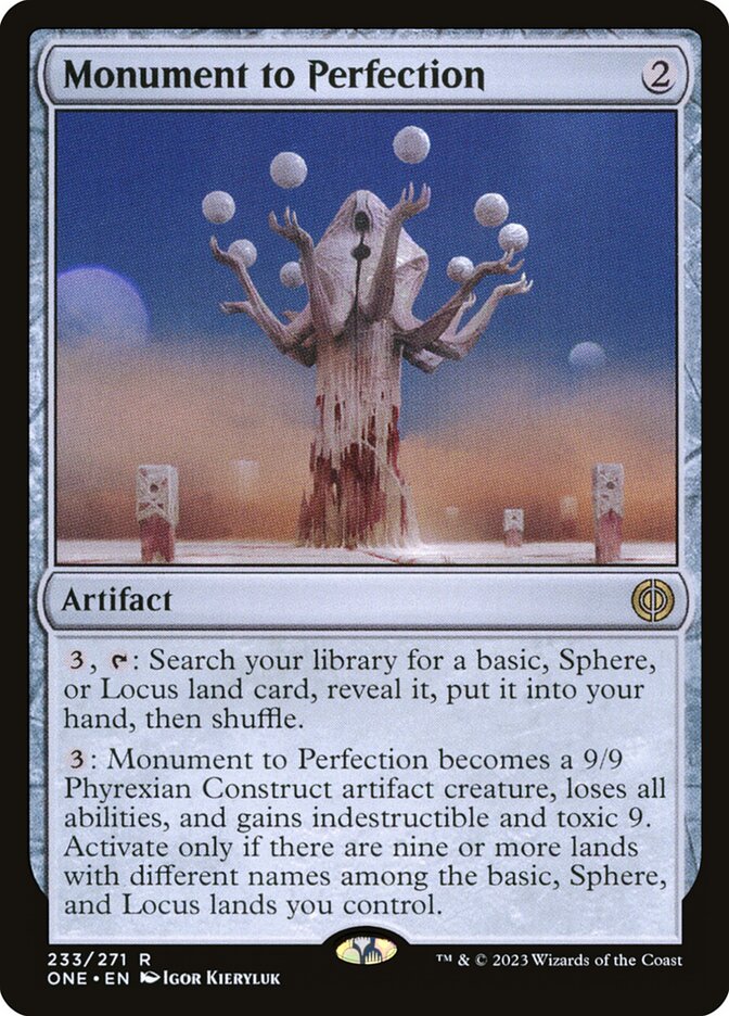Monumento à Perfeição / Monument to Perfection - Magic: The Gathering - MoxLand