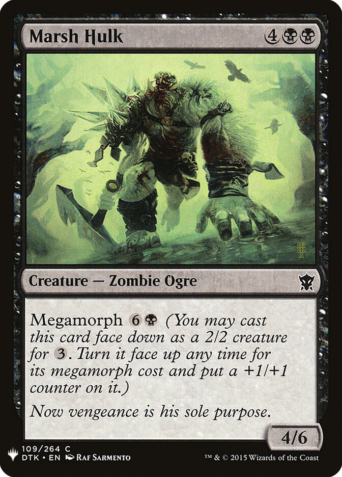 Brutamonte do Pântano / Marsh Hulk - Magic: The Gathering - MoxLand