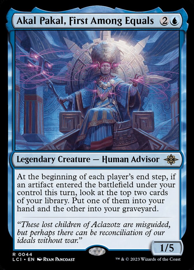Akal Pakal, Primeira Entre Iguais / Akal Pakal, First Among Equals - Magic: The Gathering - MoxLand