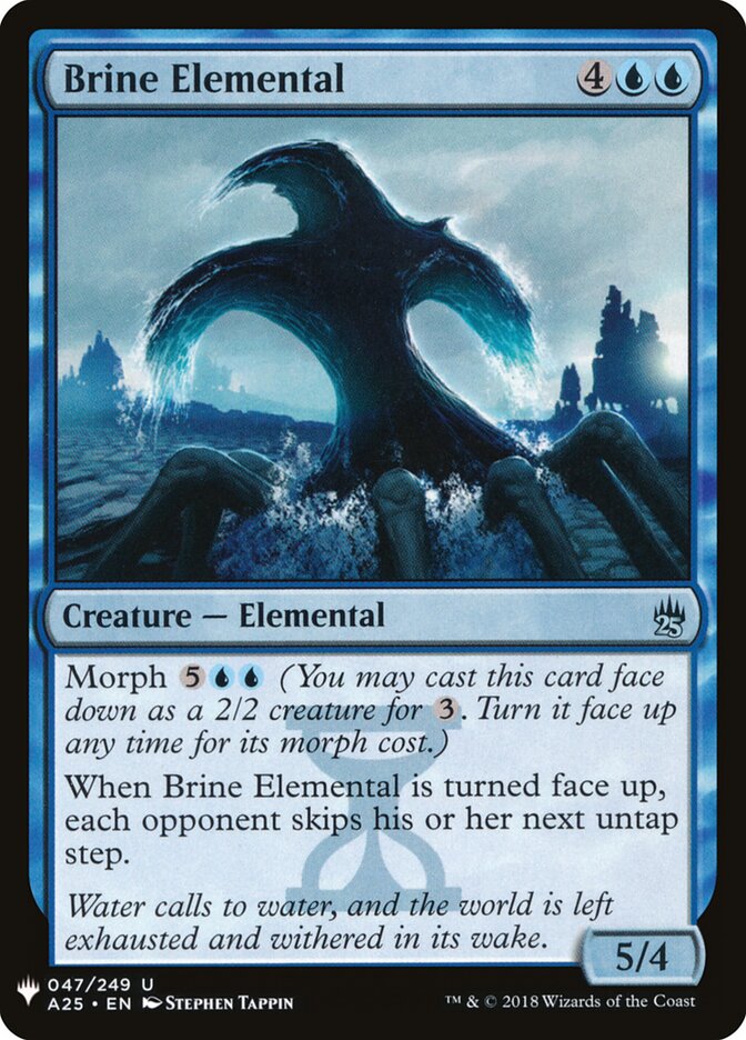 Elemental de Salmoura / Brine Elemental - Magic: The Gathering - MoxLand