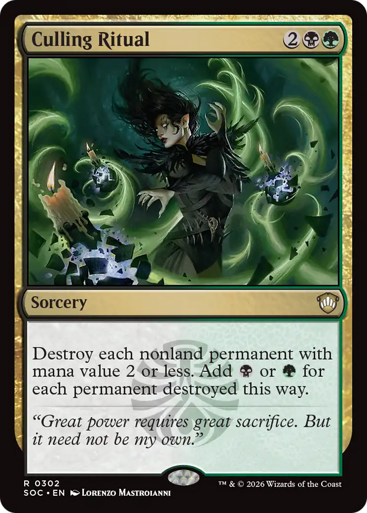 Ritual da Ceifa / Culling Ritual - Magic: The Gathering - MoxLand