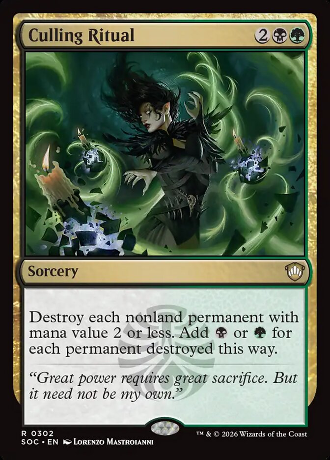 Ritual da Ceifa / Culling Ritual - Magic: The Gathering - MoxLand