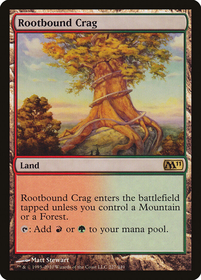 Penhasco do Raizame / Rootbound Crag - Magic: The Gathering - MoxLand