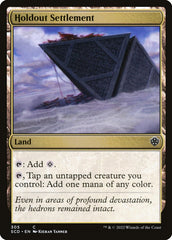 Assentamento da Resistência / Holdout Settlement - Magic: The Gathering - MoxLand
