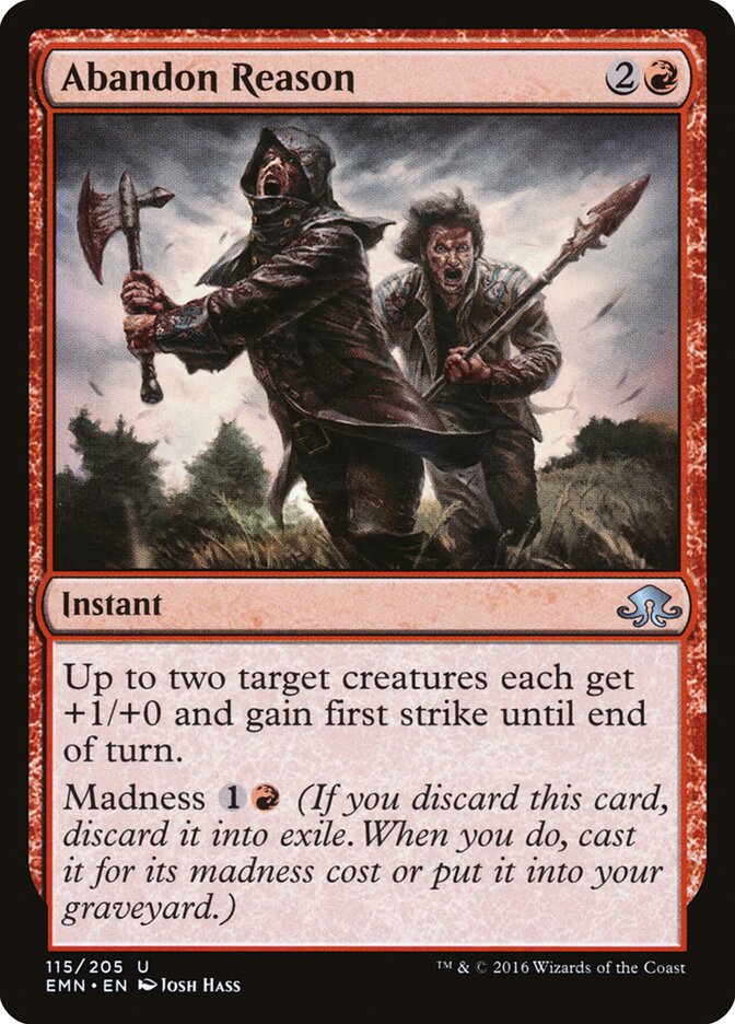 Abandonar a Razão / Abandon Reason - Magic: The Gathering - MoxLand