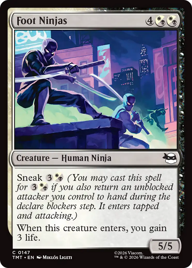 Foot Ninjas - Magic: The Gathering - MoxLand