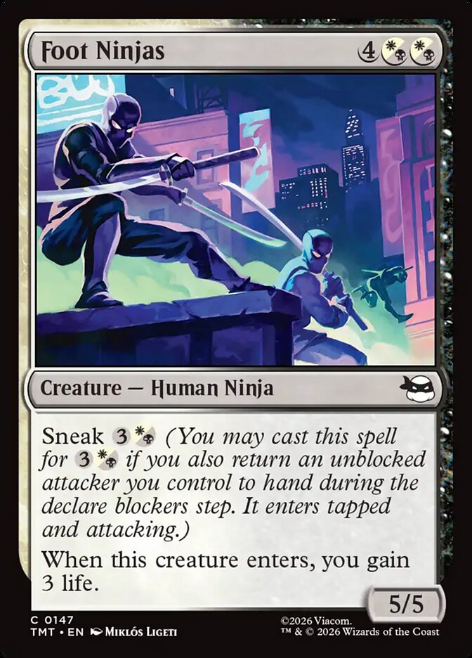 Foot Ninjas - Magic: The Gathering - MoxLand