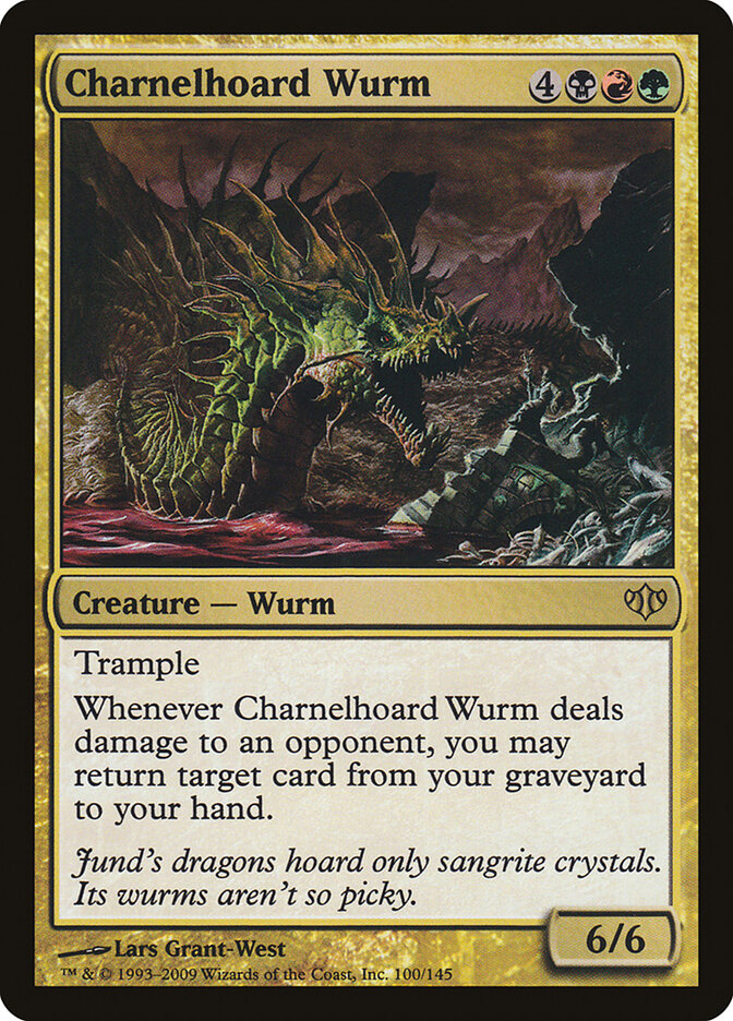 Vorme do Ossuário / Charnelhoard Wurm - Magic: The Gathering - MoxLand