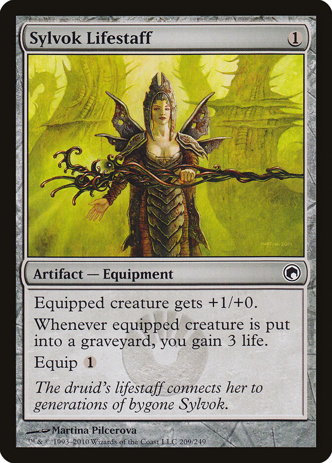 Biocajado Silvoque / Sylvok Lifestaff - Magic: The Gathering - MoxLand