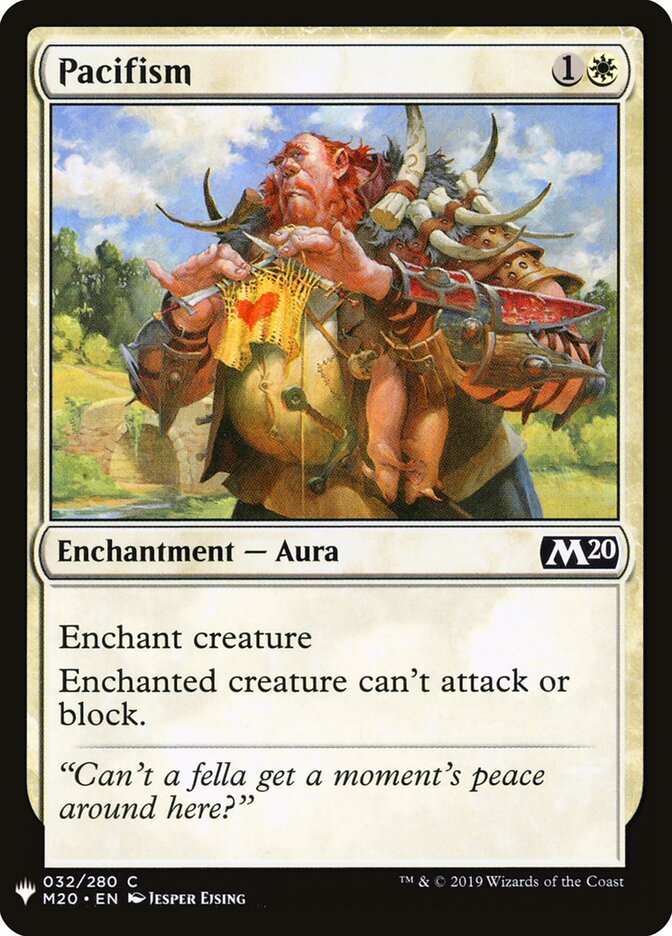 Pacifismo / Pacifism - Magic: The Gathering - MoxLand