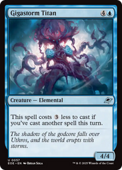 Titã Gigatempestade / Gigastorm Titan - Magic: The Gathering - MoxLand