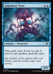Titã Gigatempestade / Gigastorm Titan - Magic: The Gathering - MoxLand