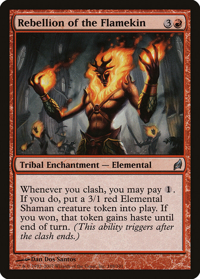 Rebelião dos Flamíneos / Rebellion of the Flamekin - Magic: The Gathering - MoxLand
