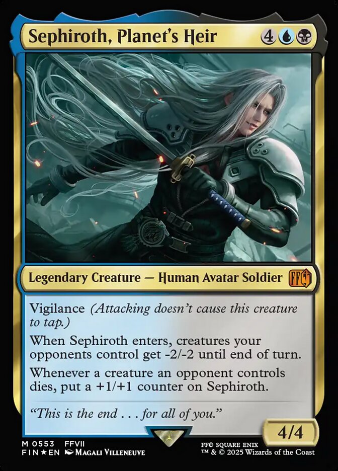 Sephiroth, Planet's Heir - Magic: The Gathering - MoxLand