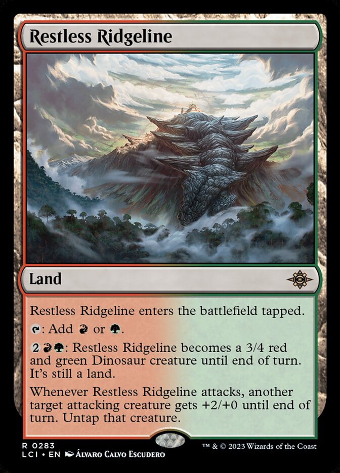 Crista de Serra Inquieta / Restless Ridgeline - Magic: The Gathering - MoxLand