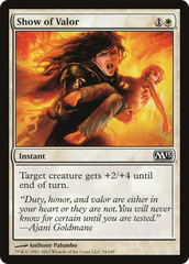Demonstração de Bravura / Show of Valor - Magic: The Gathering - MoxLand