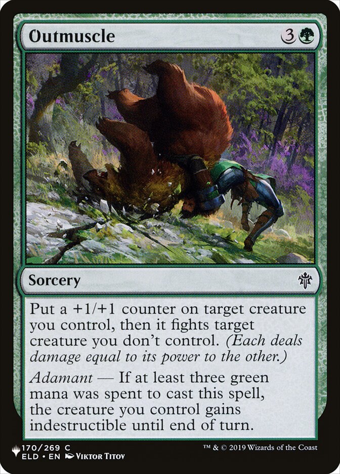 Superar em Força / Outmuscle - Magic: The Gathering - MoxLand