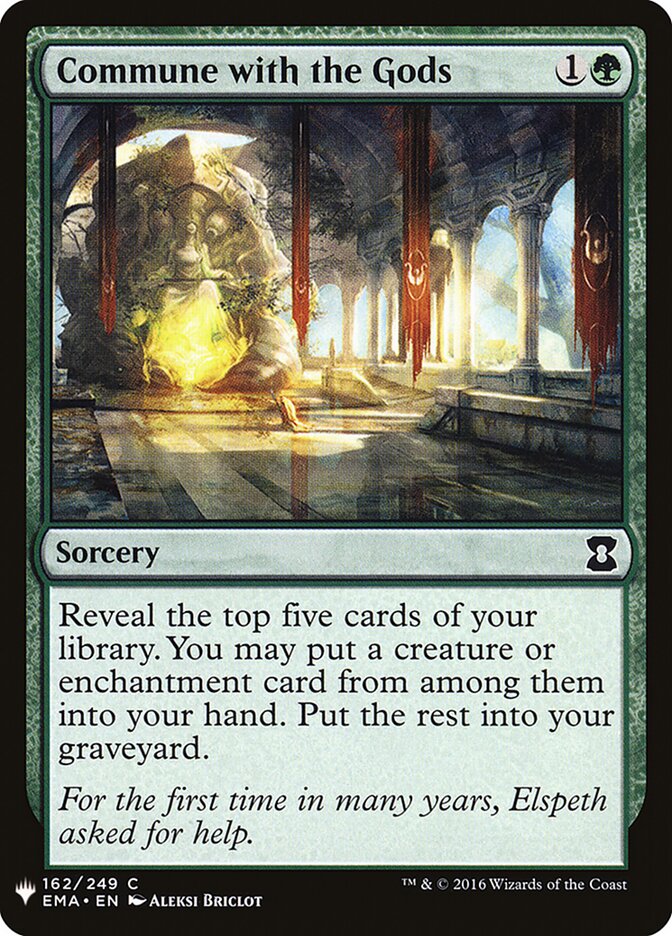 Comungar com os Deuses / Commune with the Gods - Magic: The Gathering - MoxLand