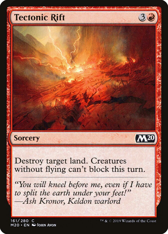 Fenda Tectônica / Tectonic Rift - Magic: The Gathering - MoxLand