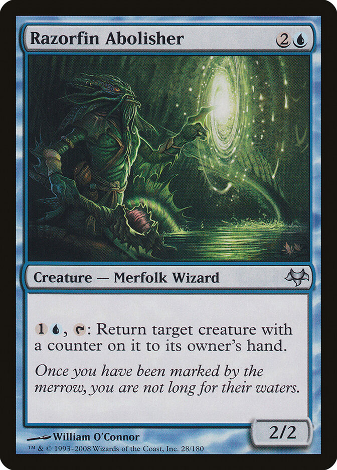 Abolidor Barbatana Afiada / Razorfin Abolisher - Magic: The Gathering - MoxLand