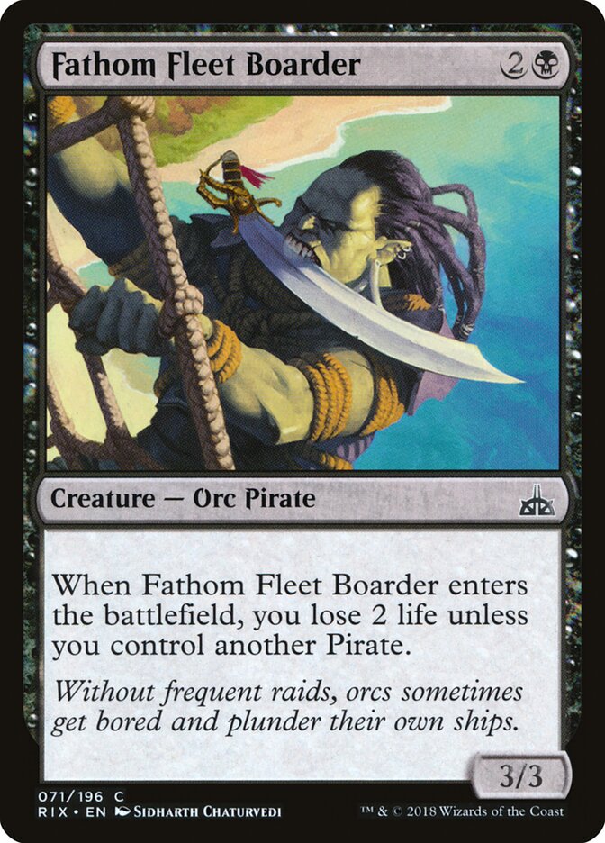 Abordador da Frota Abissal / Fathom Fleet Boarder - Magic: The Gathering - MoxLand