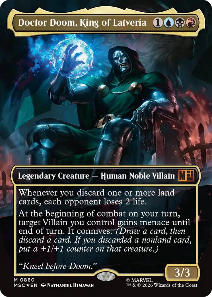 Doctor Doom, King of Latveria - Magic: The Gathering - MoxLand