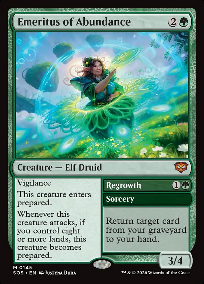 Emeritus of Abundance - Magic: The Gathering - MoxLand