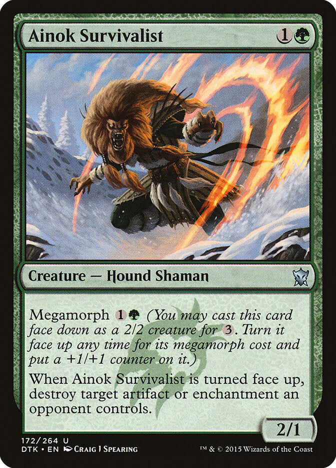 Sobrevivencialista Ainok / Ainok Survivalist - Magic: The Gathering - MoxLand
