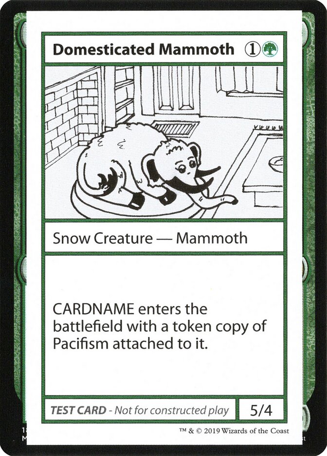 Domesticated Mammoth - Magic: The Gathering - MoxLand