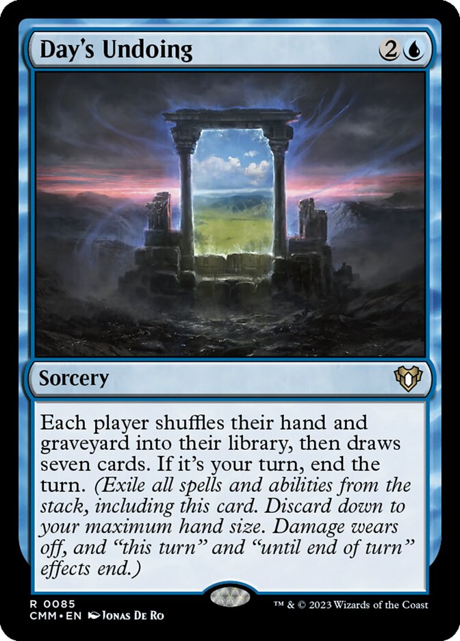 Desfazer do Dia / Day's Undoing - Magic: The Gathering - MoxLand
