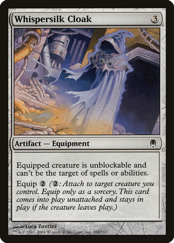 Manto de Seda Ruflante / Whispersilk Cloak - Magic: The Gathering - MoxLand