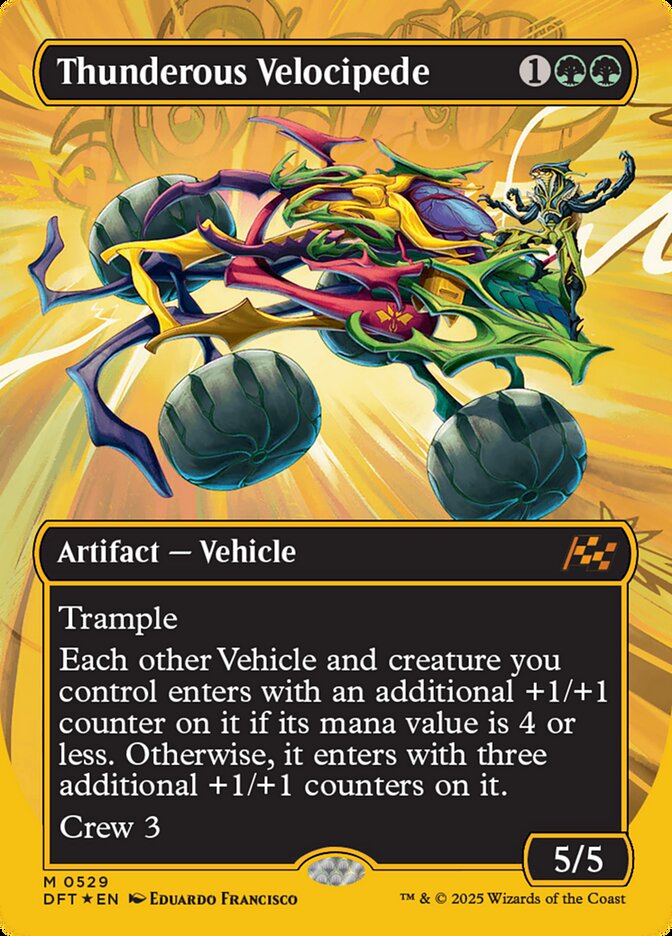 Velocípede Trovejante / Thunderous Velocipede - Magic: The Gathering - MoxLand