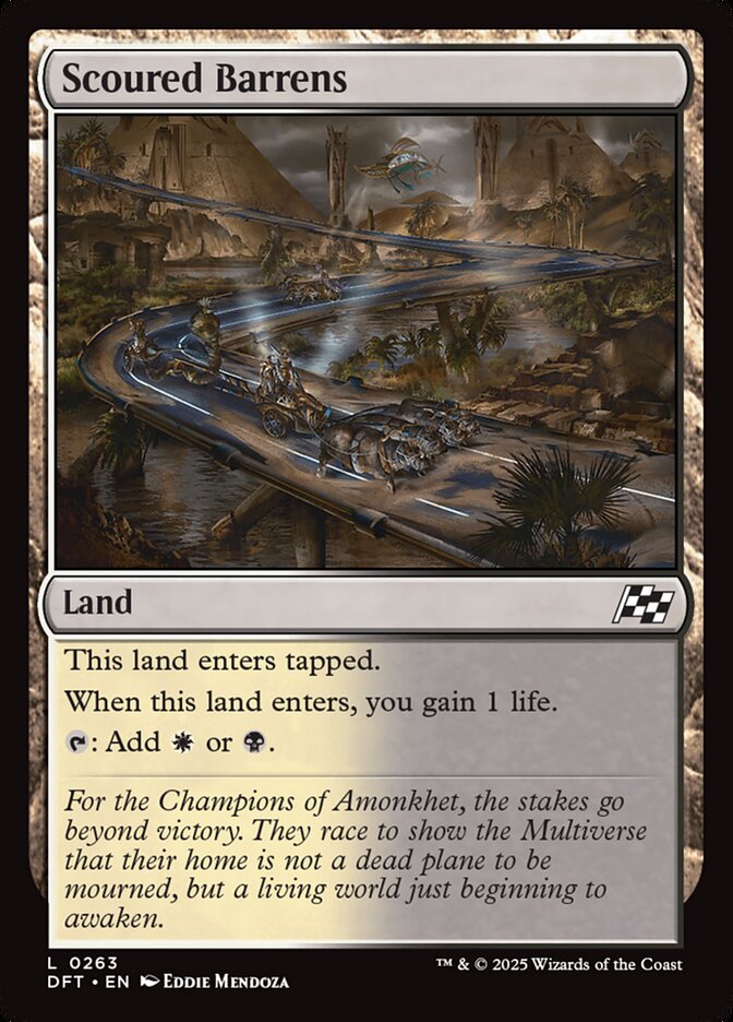 Desertos Calcinados / Scoured Barrens - Magic: The Gathering - MoxLand