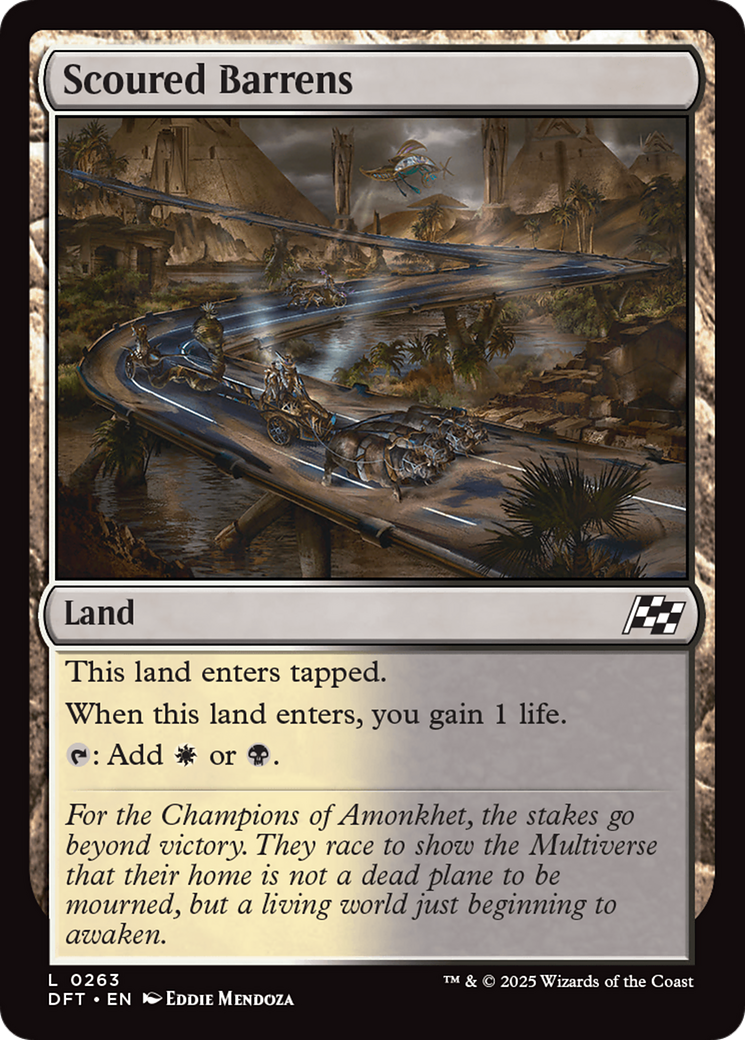 Desertos Calcinados / Scoured Barrens - Magic: The Gathering - MoxLand