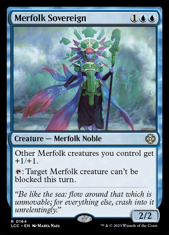 Tritão Soberano / Merfolk Sovereign - Magic: The Gathering - MoxLand