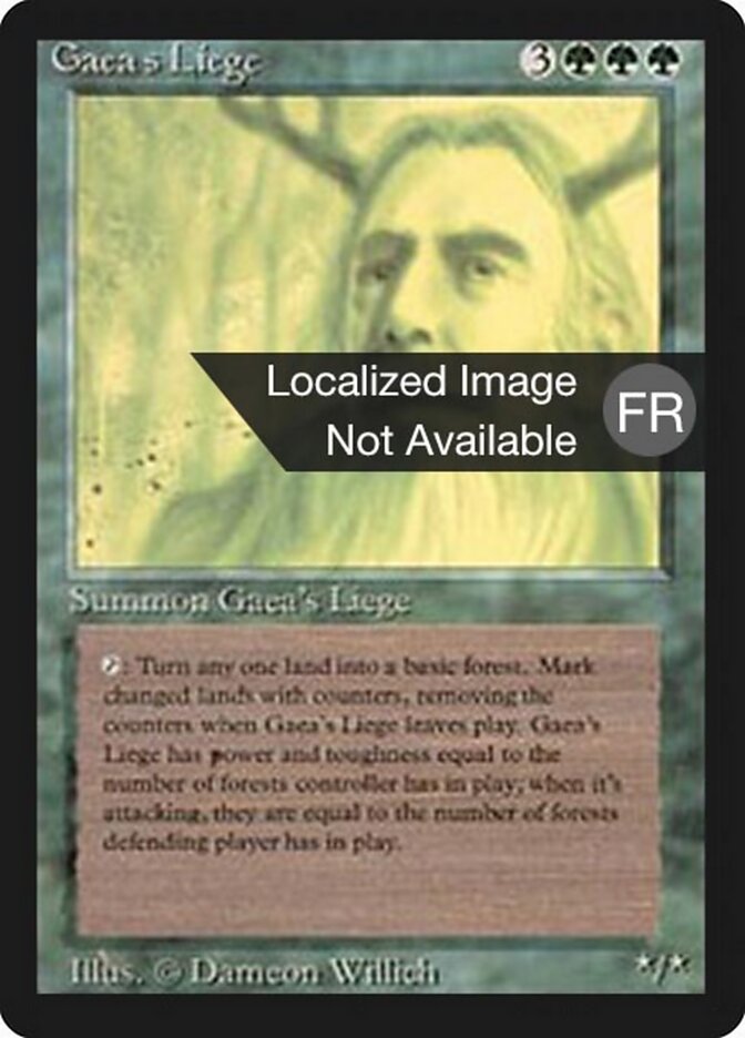 Soberano de Géia / Gaea's Liege - Magic: The Gathering - MoxLand